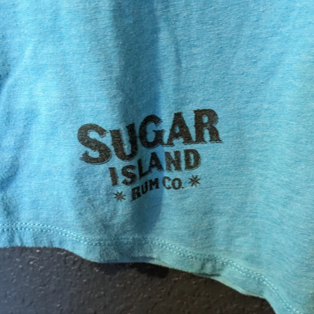 Sugar Island Rum Co. Blue Tank Top with Mermaid Design, Womens M - Picture 3 of 10